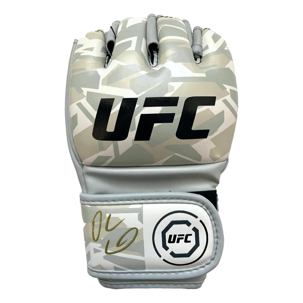 Authentic Dana White Signed UFC Official Camo Glove with JSA COA - Limited Edition Collectible for UFC Fans & Sports Memorabilia Enthusiasts - Perfect for Man Cave, Sports Bar Decor, or Ultimate Gift for Fight Fans