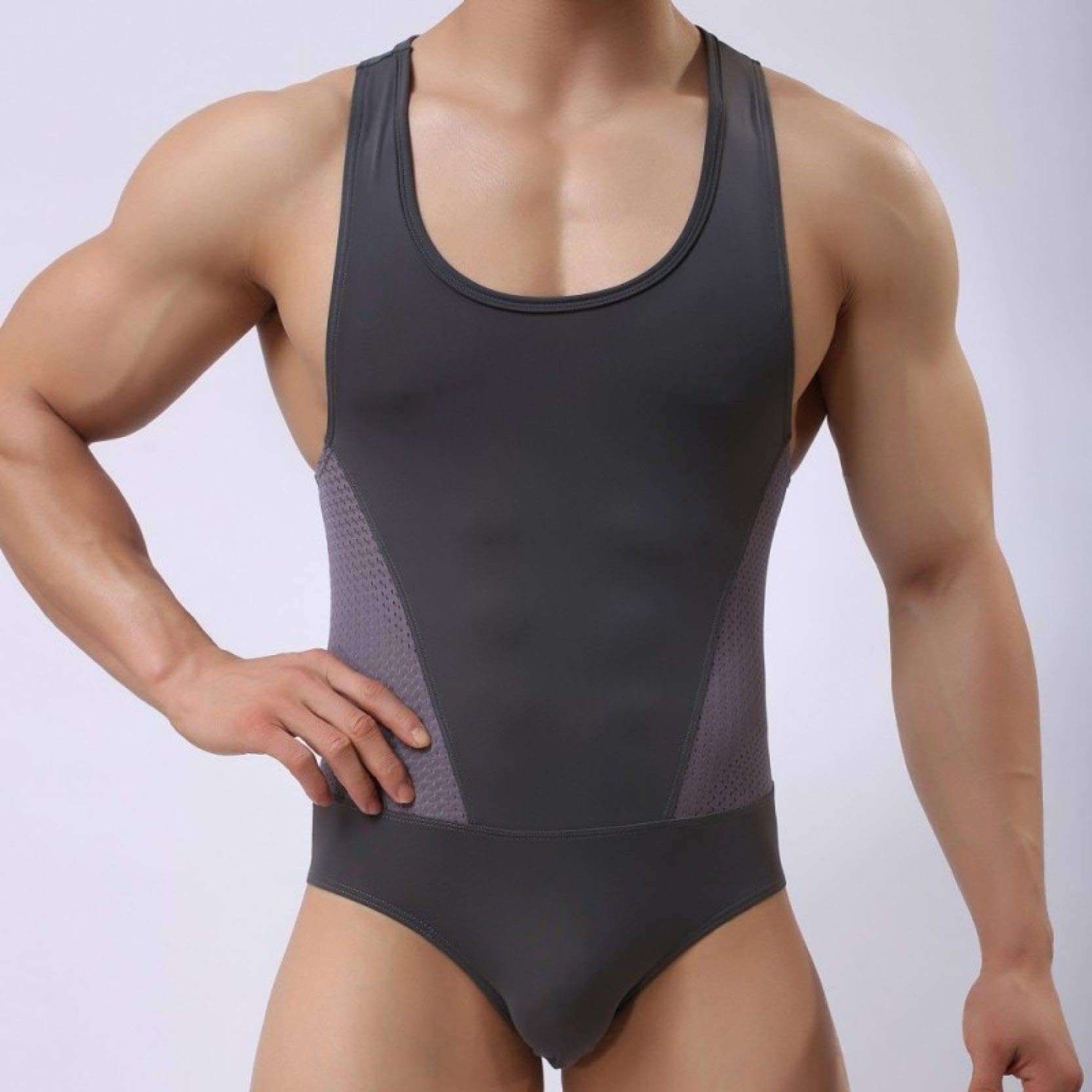Men's Waist Trainer Shapewear - Slimming Body Lingerie & Tummy Control Leotard for Chest, Waist & Stomach | Perfect for Workout, Cosplay & Body Shaping