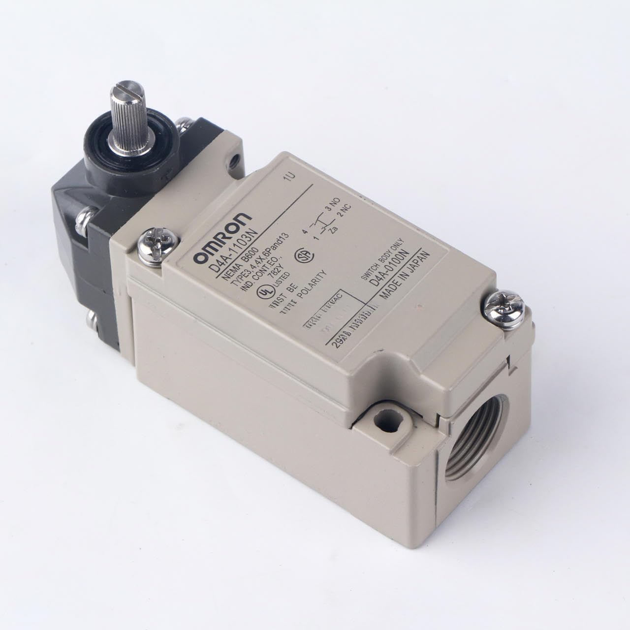 Original Limit Switch D4A-1103N - 1PCS Replacement Part for Industrial Automation & Machinery - Perfect for CNC Machines, Conveyors, and Safety Systems