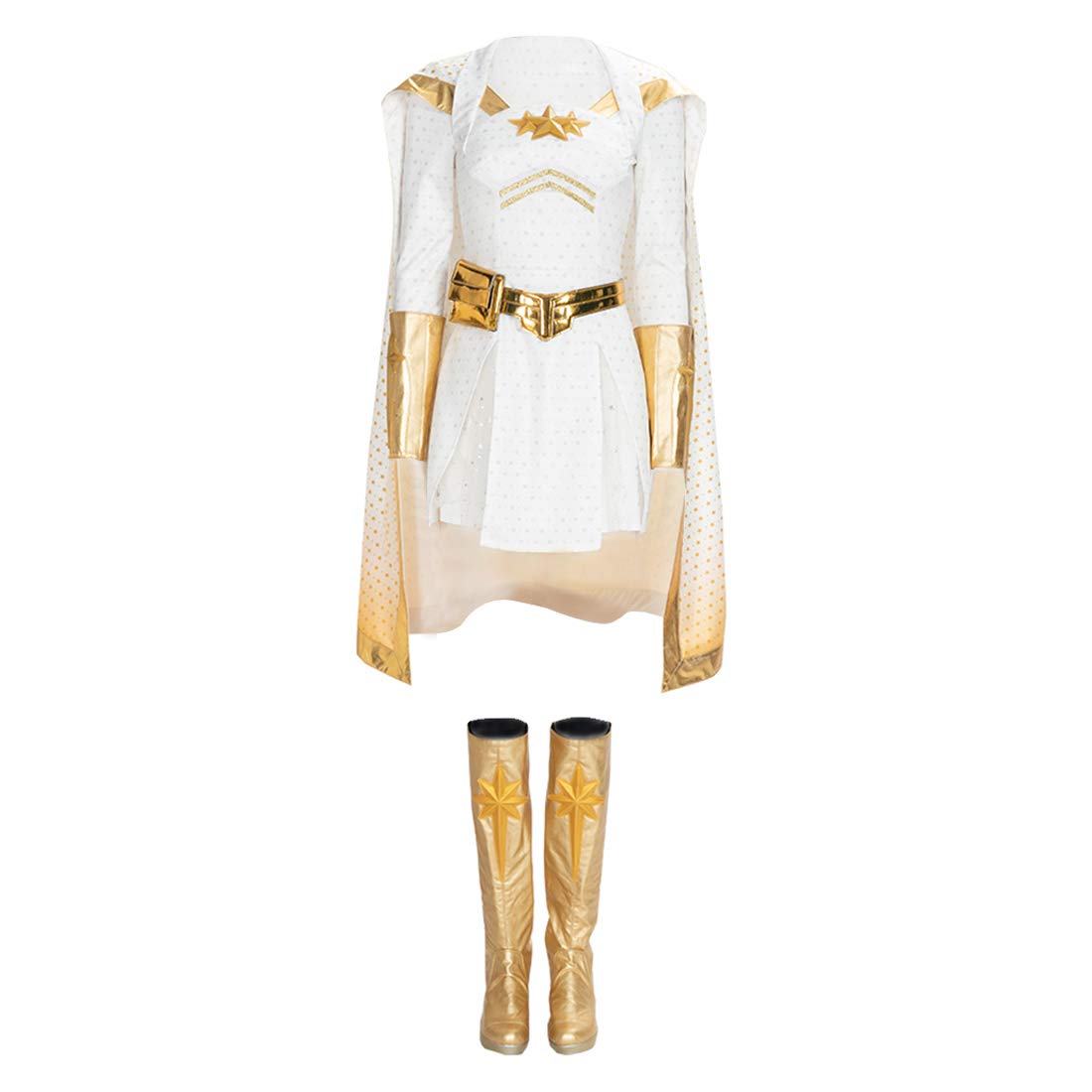 Starlight Cosplay Dress for Adults - Annie January Costume Jumpsuit with Cloak | Superhero Halloween Party, Comic-Con, Cosplay Events & Themed Photoshoots