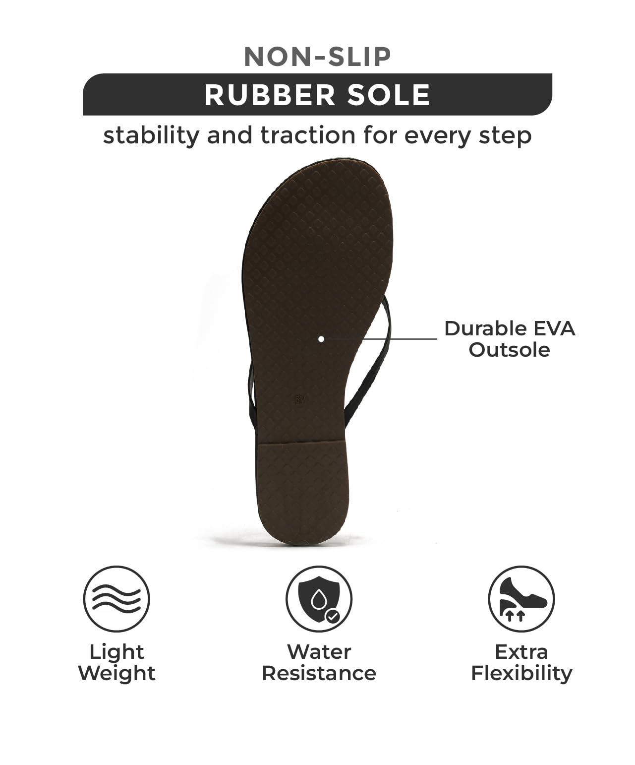 Women's Memory Foam Flip Flops - Vegan Leather Lightweight Summer Sandals | Comfortable Beach Slides for Walking, Travel & Casual Wear (Foundations Collection 2025)