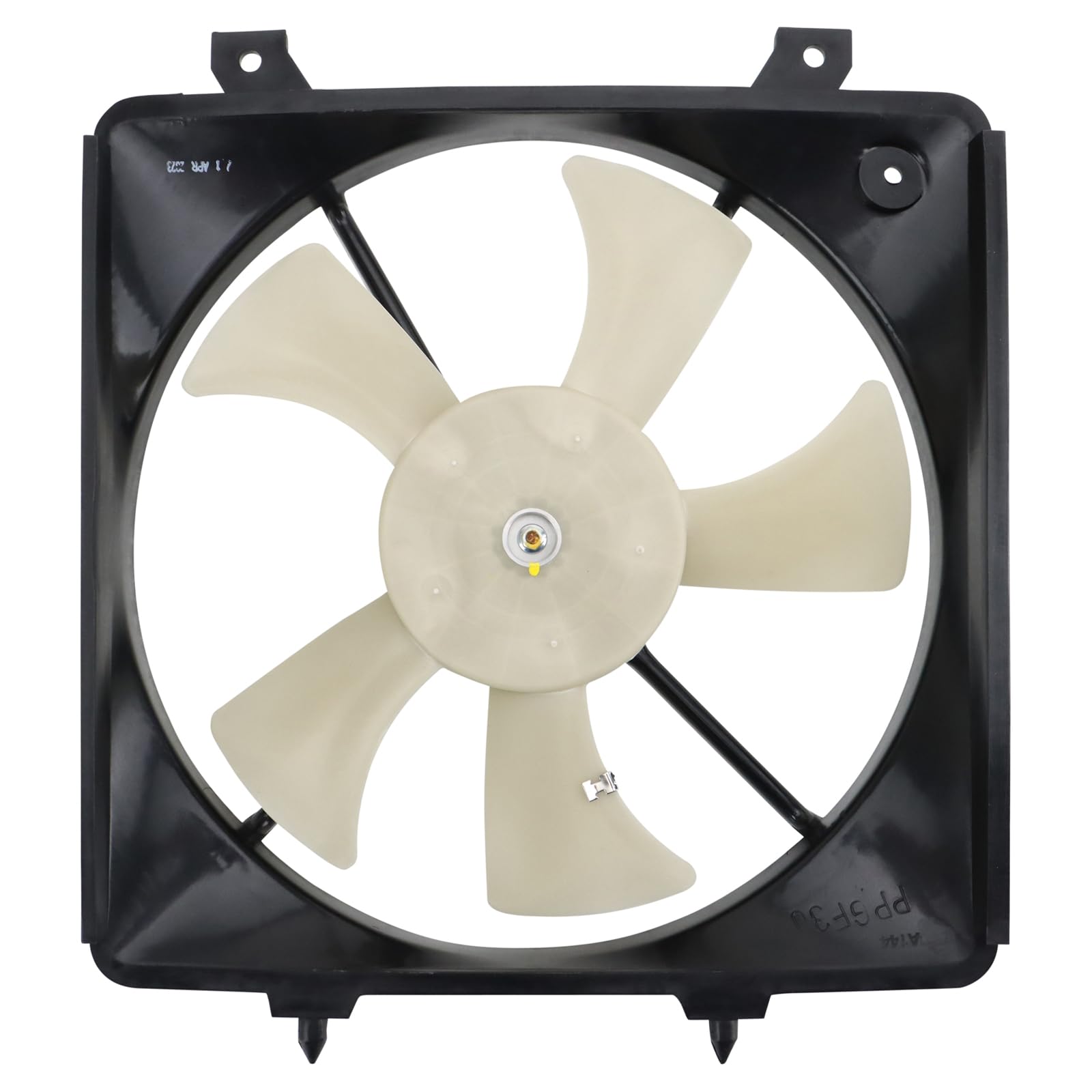 TRQ Radiator Cooling Fan Assembly Compatible with 1999-2005 Mazda Miata MX-5 - Replacement Part MA3115123 - Perfect for Engine Cooling & Overheating Prevention