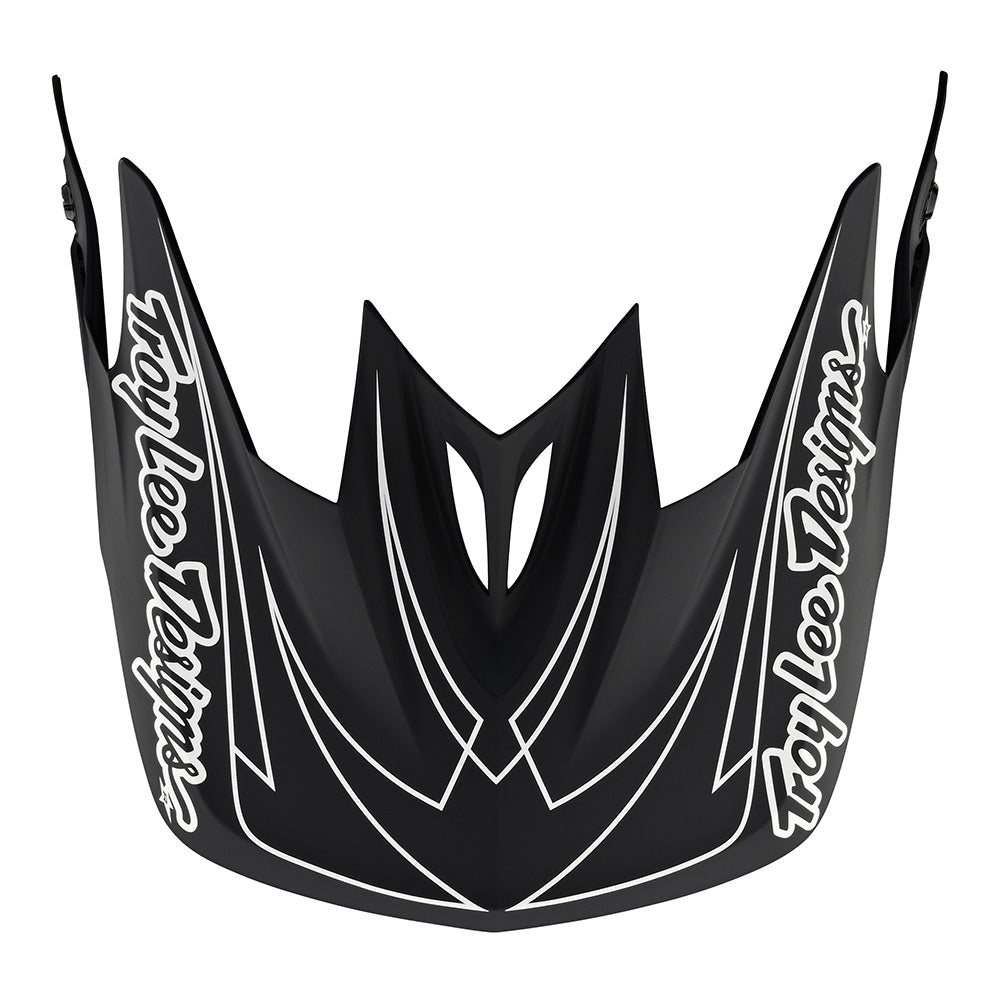 D3 Visor Spiderstripe Black Motorcycle Helmet Shield - UV Protection & Anti-Fog for Harley, Honda, Yamaha - Perfect for Riding, Touring & Racing