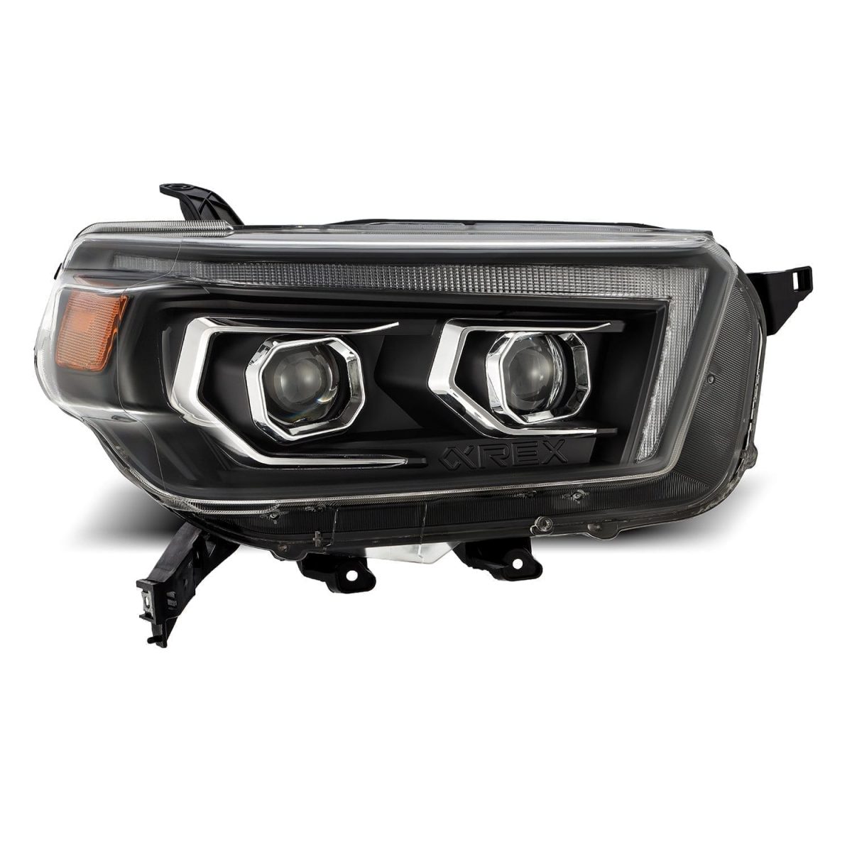 10-13 Toyota 4Runner PRO Series Black Halogen Projector Headlights - Upgrade Your Night Driving Safety for Off-Road Adventures
