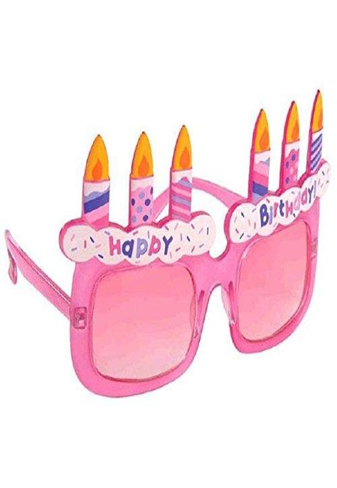 Amscan Pink Birthday Cake Fun Shades - Fun Party Favors for Kids Birthday Celebrations & Themed Events