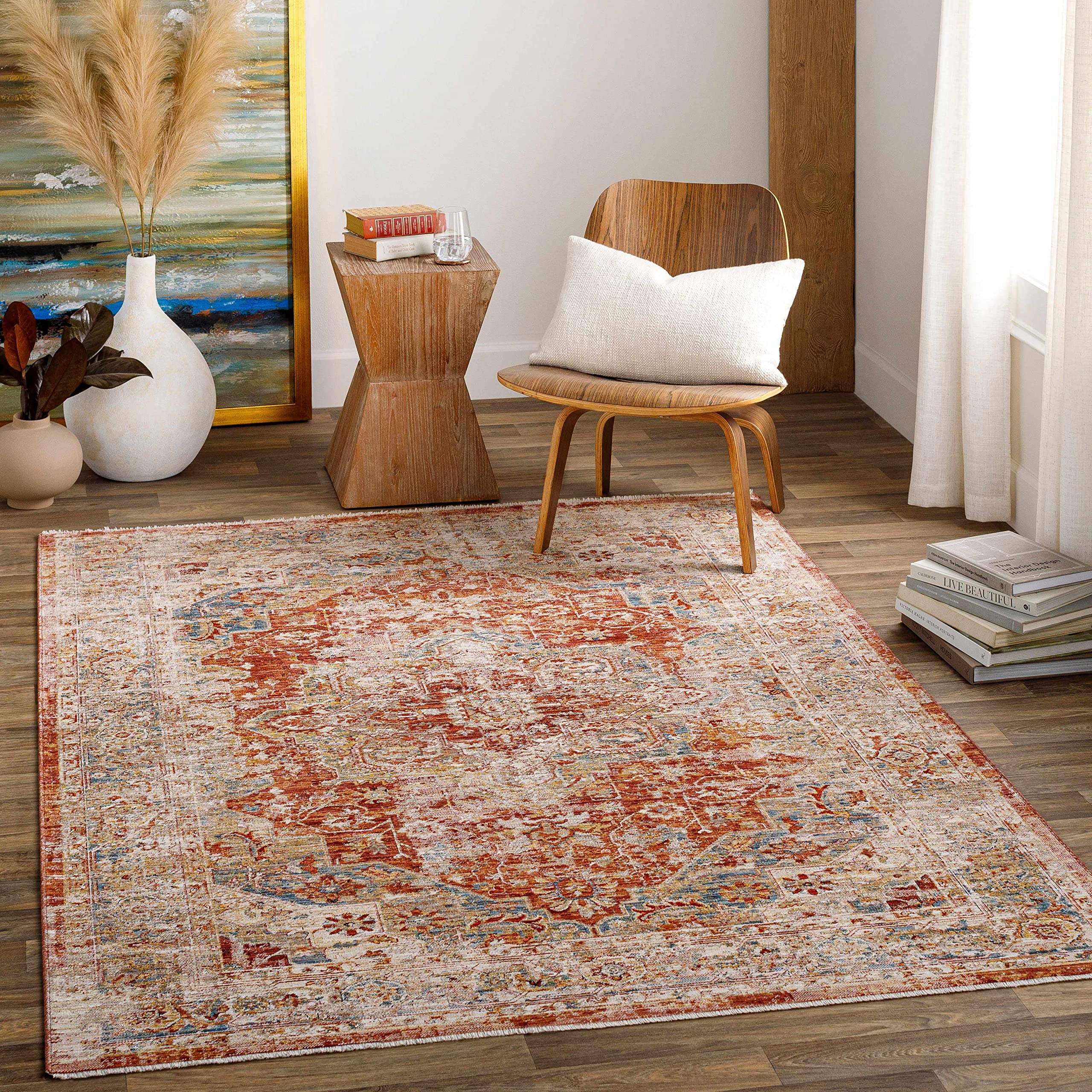 Hauteloom Lono Traditional Area Rug 5' x 7'5
