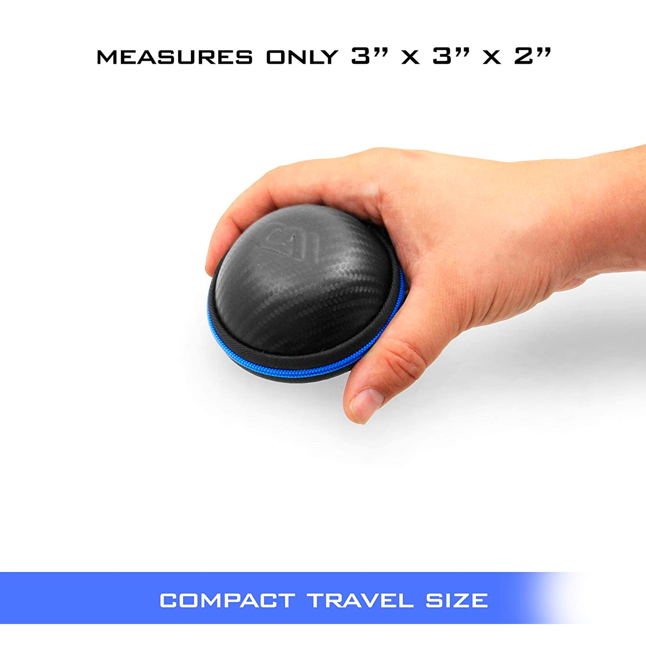 CASEMATIX Blue Protective Case for Tamagotchi Pix Camera - Durable Carry Case with Wrist Strap & Carabiner - Perfect for Virtual Pet Game Protection and On-the-Go Play