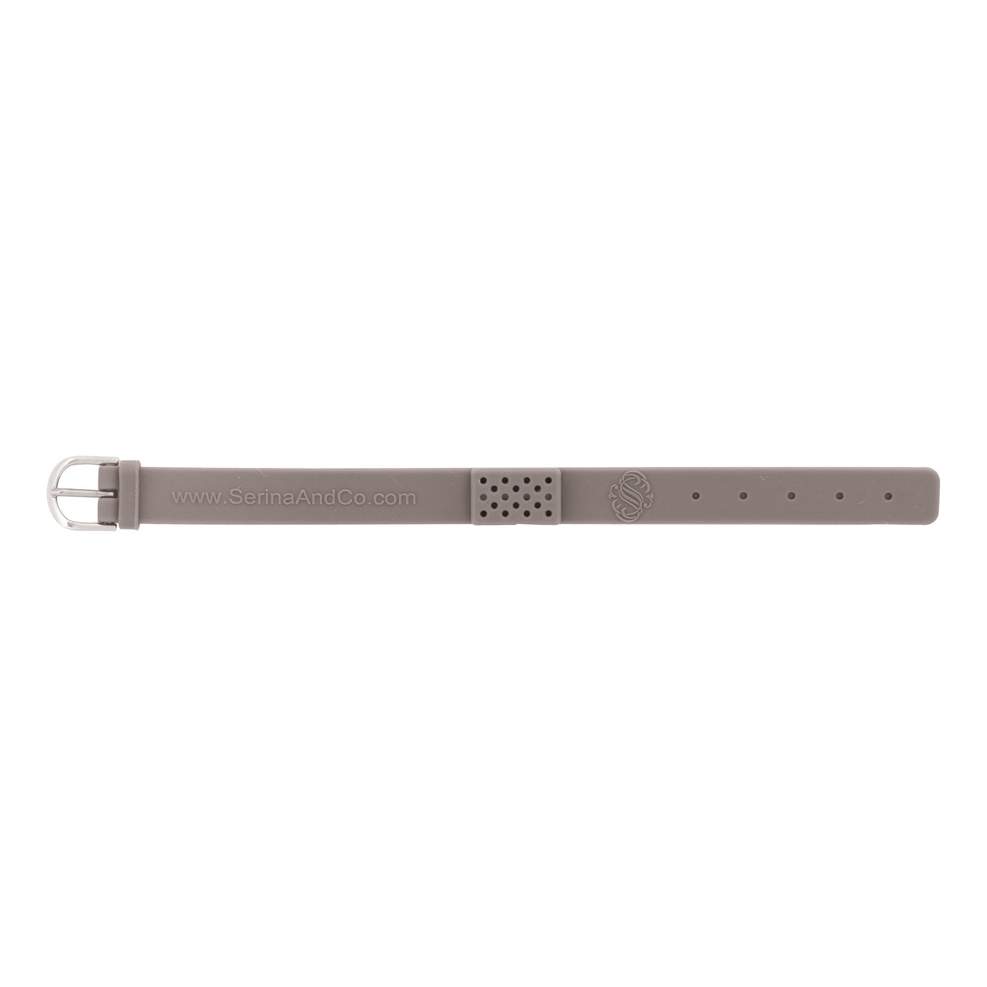 Aromatherapy Essential Oil Diffuser Bracelet for Kids - Grey | Stress Relief & Relaxation for Children, Perfect for School & Travel
