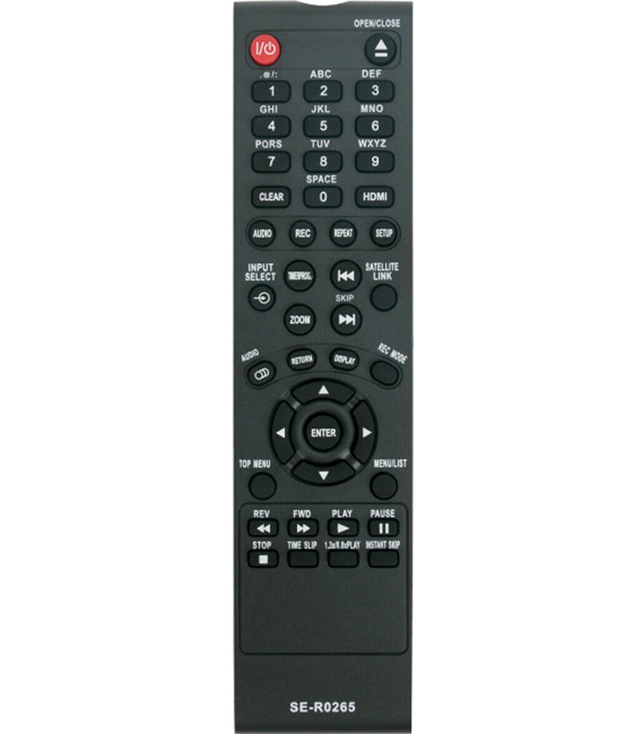 Toshiba DVD Video Recorder Remote Control Replacement for D-KR40 D-R400 D-R400KU D-R420 D-R420KU DKR40 DR400 DR400KU DR420 DR420KU Models - Perfect for Home Entertainment & Media Playback