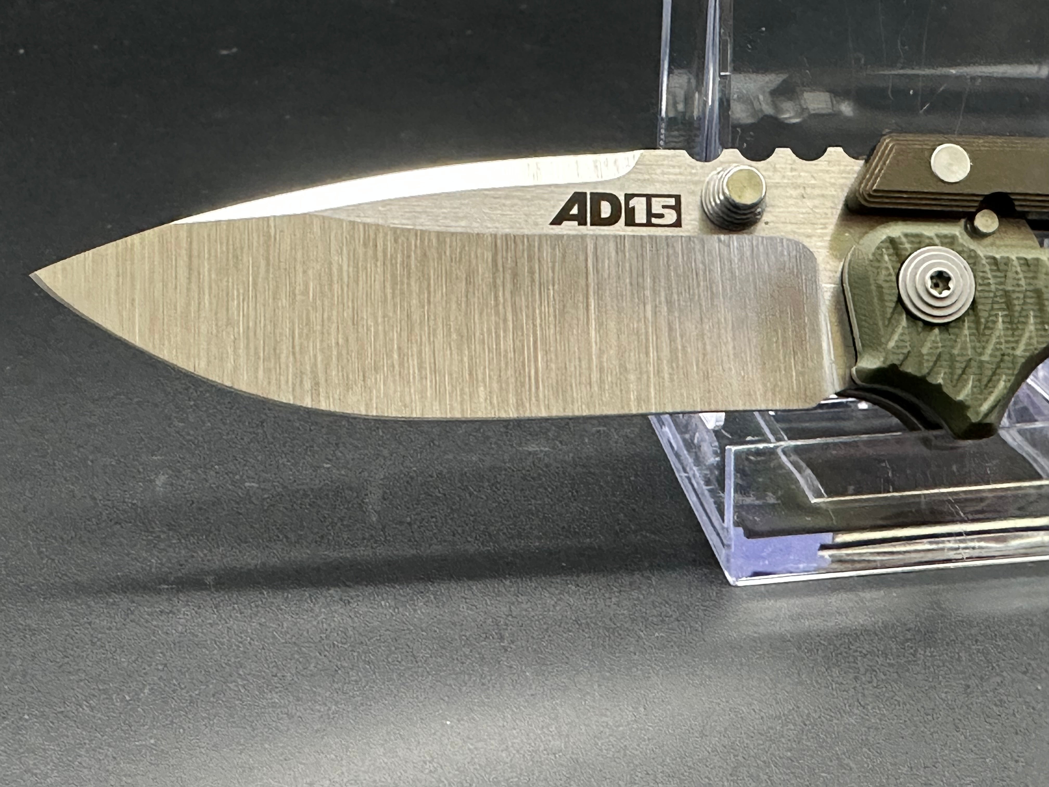 Cold Steel AD15 Tactical Folding Knife - High Carbon Steel Blade, Secure Locking Mechanism for Outdoor, Camping, and Survival Use