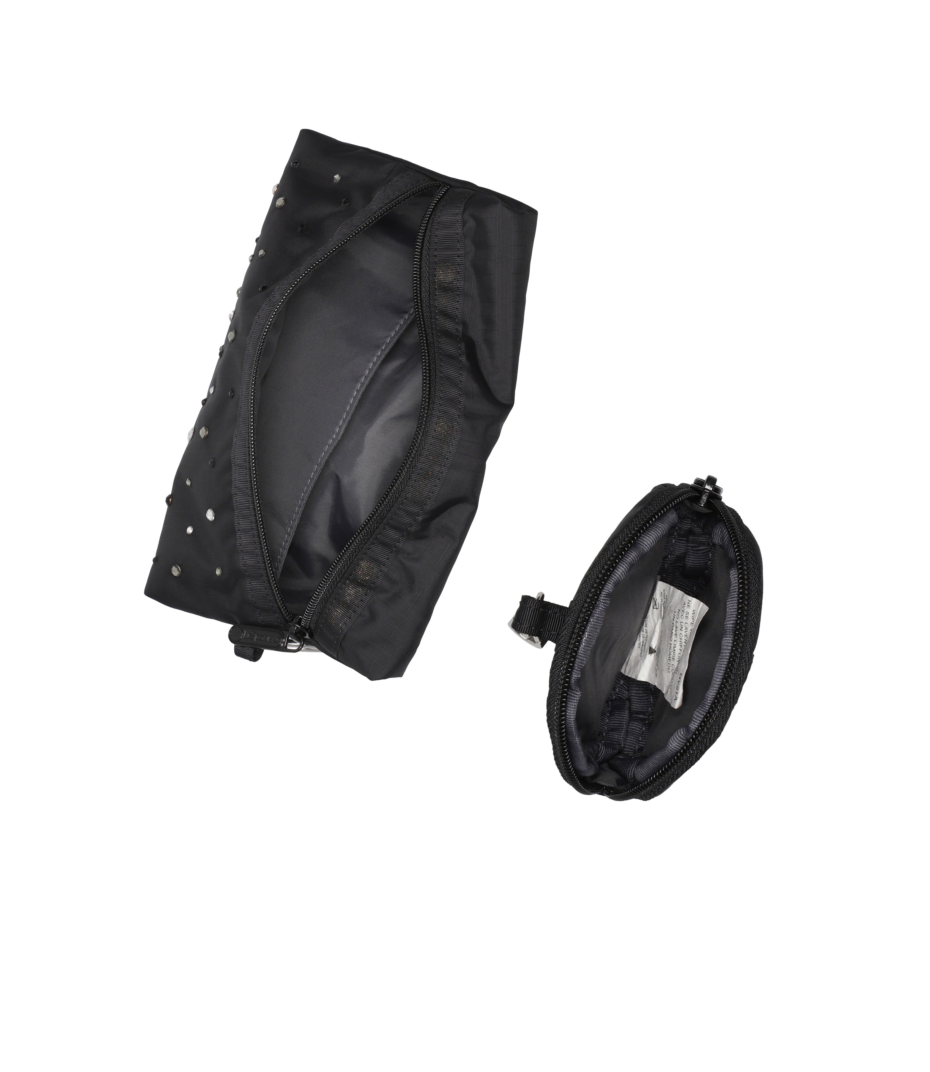 Dual Pouch Wristlet Wallet for Women - Crossbody Phone & Card Holder - Perfect for Travel, Shopping, and Everyday Use