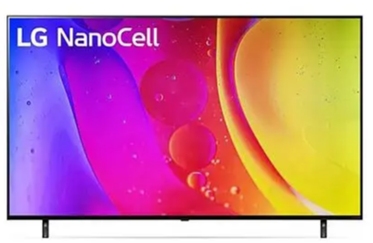 LG 75 Inch Class 4K UHD NanoCell 80 Series Smart TV with AI ThinQ (75NANO80AQA) - Perfect for Home Theater, Gaming & Streaming Entertainment