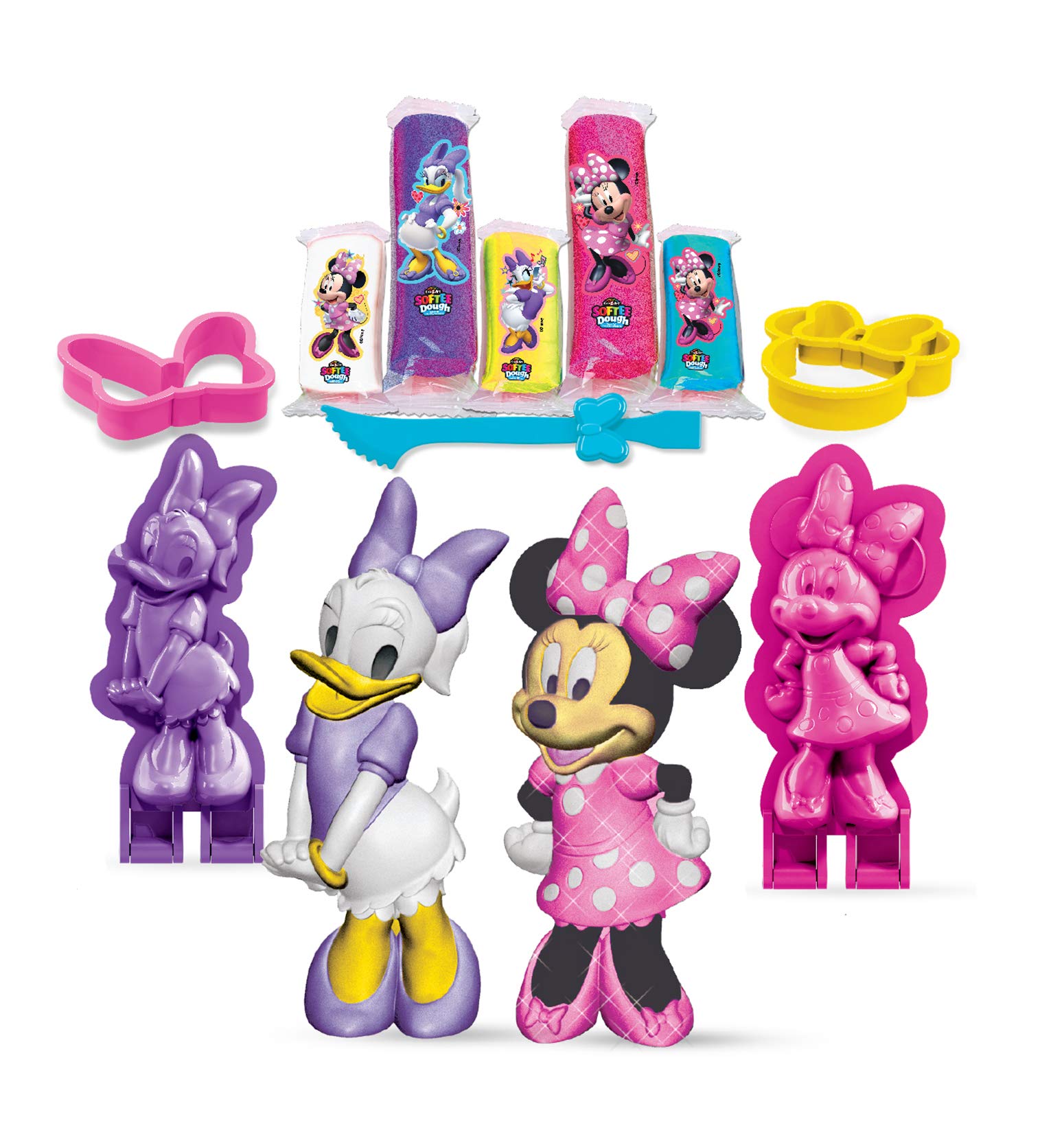 Disney Minnie Mouse Mold N' Play 3D Figure Maker Toy for Kids - Creative DIY Arts & Crafts Kit for Birthday Gifts & Party Favors - Perfect for Playtime, Classroom Activities & Disney Themed Events