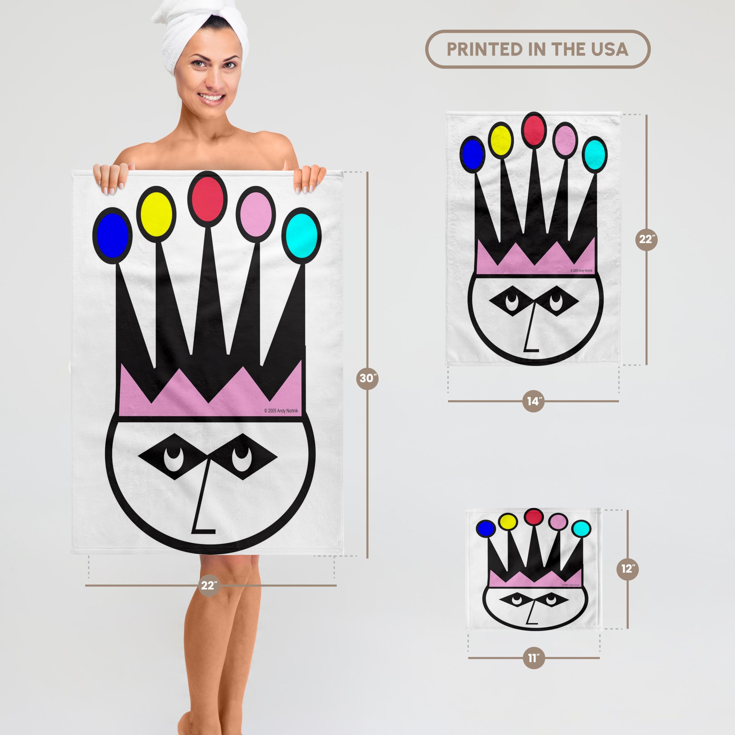 3D Rose Jester Towel - 15