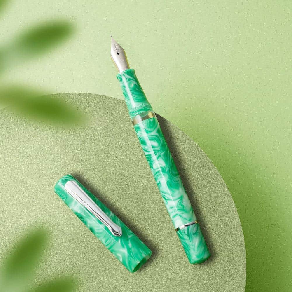 Nahvalur (Narwhal) Schuylkill Betta Mint Fountain Pen - Premium Writing Instrument for Calligraphy, Journaling & Office Use