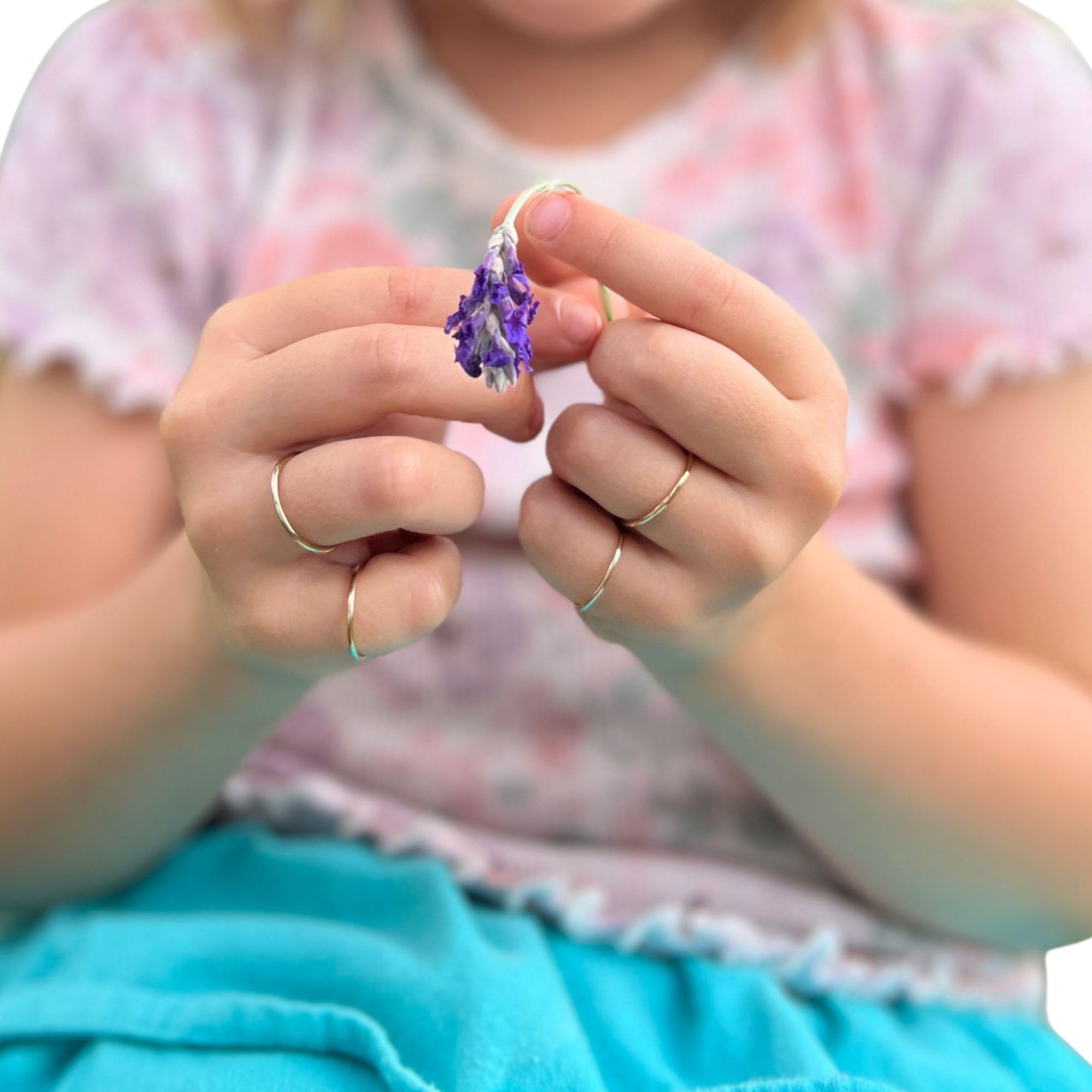 14K Gold Baby Stacking Rings - Keepsake Jewelry for Baby Girls & Boys - Perfect Baptism & Christening Gifts (Size 3) - Ideal for First Birthday, Baby Shower & Special Occasions