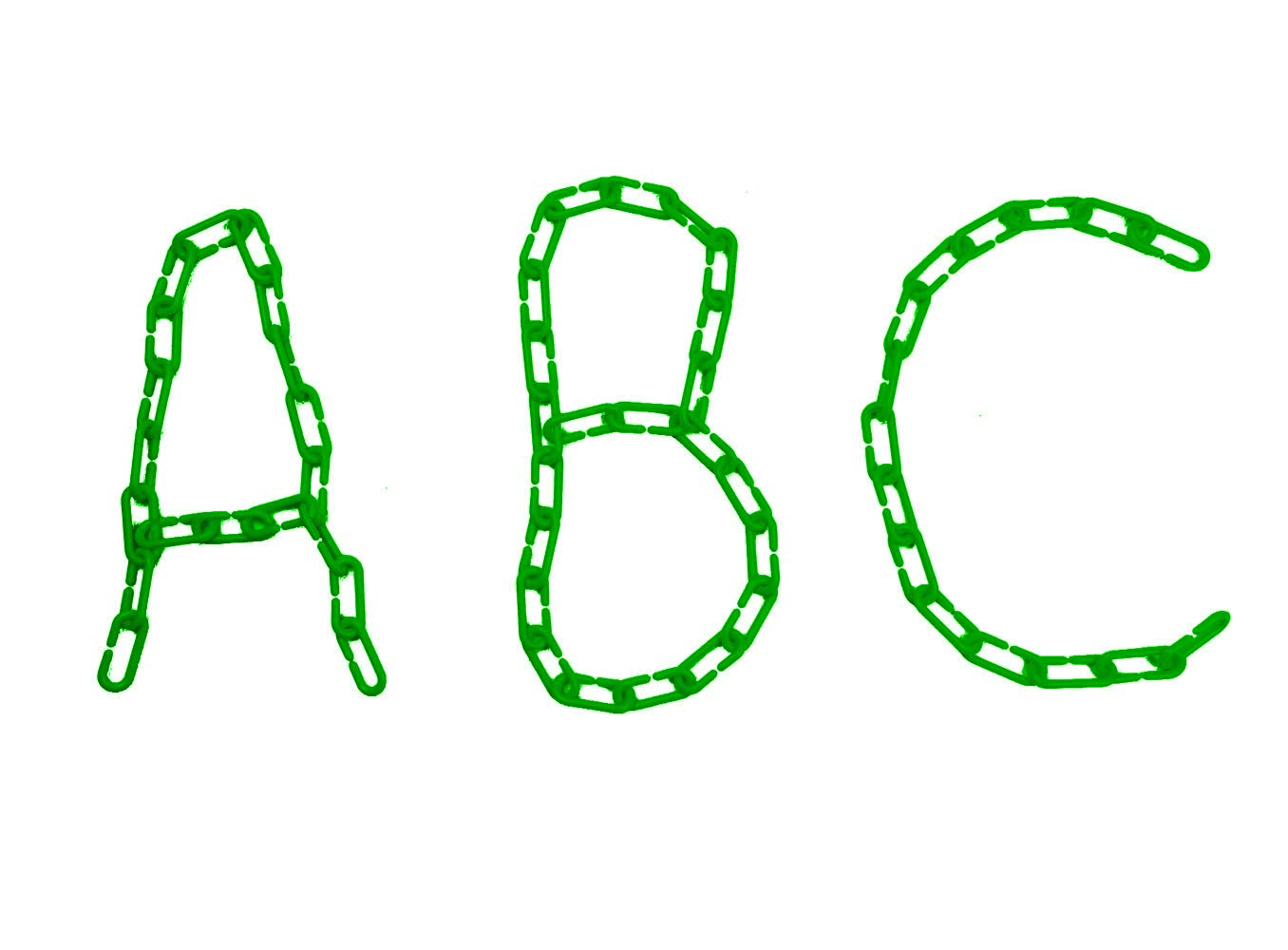 200pcs Green Plastic Chain Links - C-Clip STEM Educational Toys for Kids, Bird Cage Accessories for Parakeets, Sugar Gliders & Small Pets - Climbing, Swing & DIY Enrichment Toys for Playtime & Cage Decoration