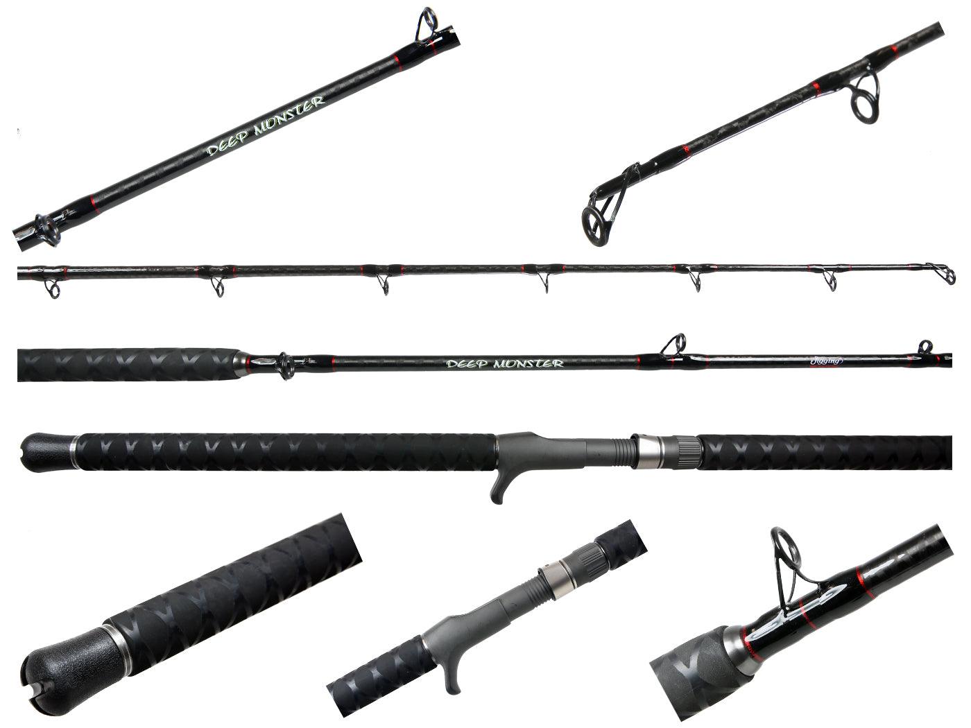 Jigging World Deep Monster Casting Rod - Saltwater Fishing Rod for Offshore & Deep Sea Angling - Perfect for Jigging, Trolling & Bottom Fishing Adventures