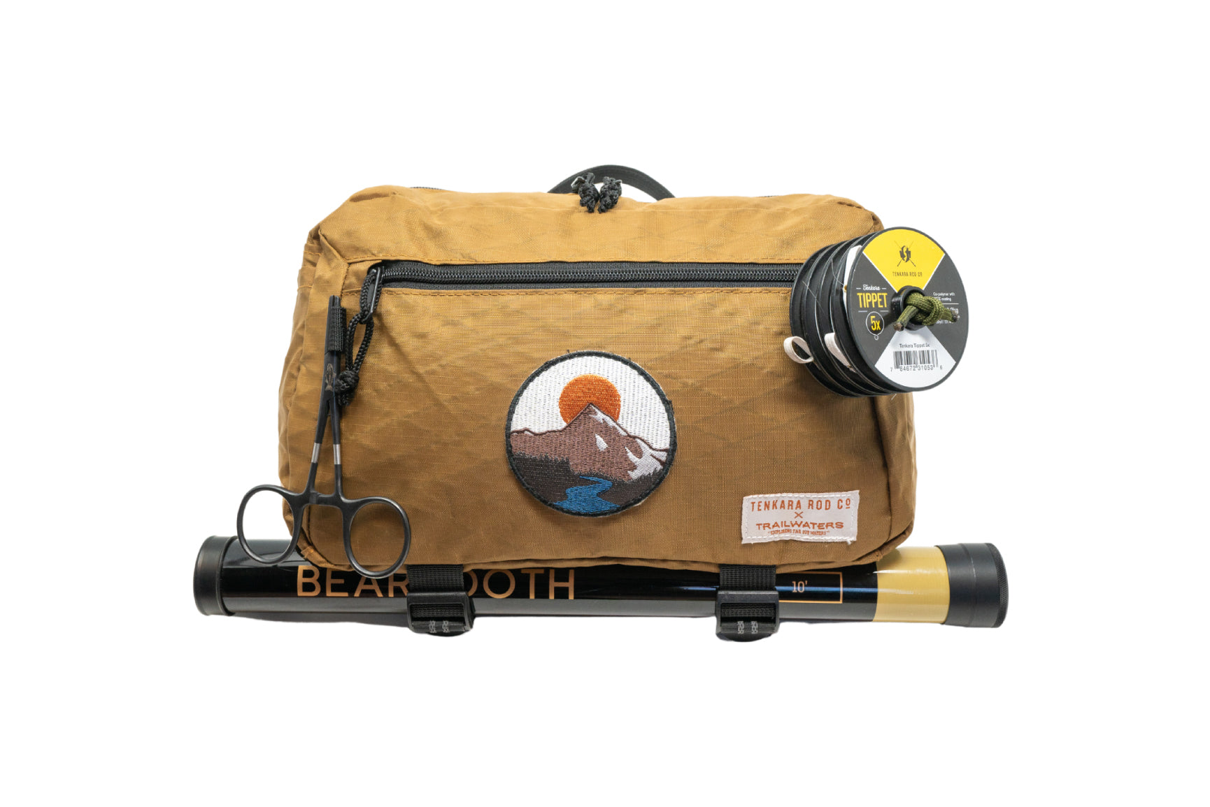 Tenkara Fly Fishing Rod Co. Fully Loaded Hip Pack - Waterproof Waist Pack for Fly Fishing Gear & Accessories - Perfect for Stream, River & Backcountry Fishing Adventures