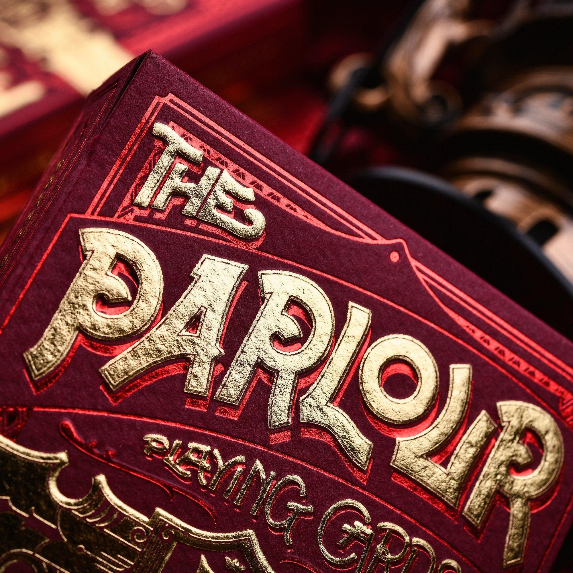 Premium Parlour Playing Cards - Red Stockholm17 Deck for Poker, Magic Tricks & Collectors | Elegant Design for Game Nights & Cardistry