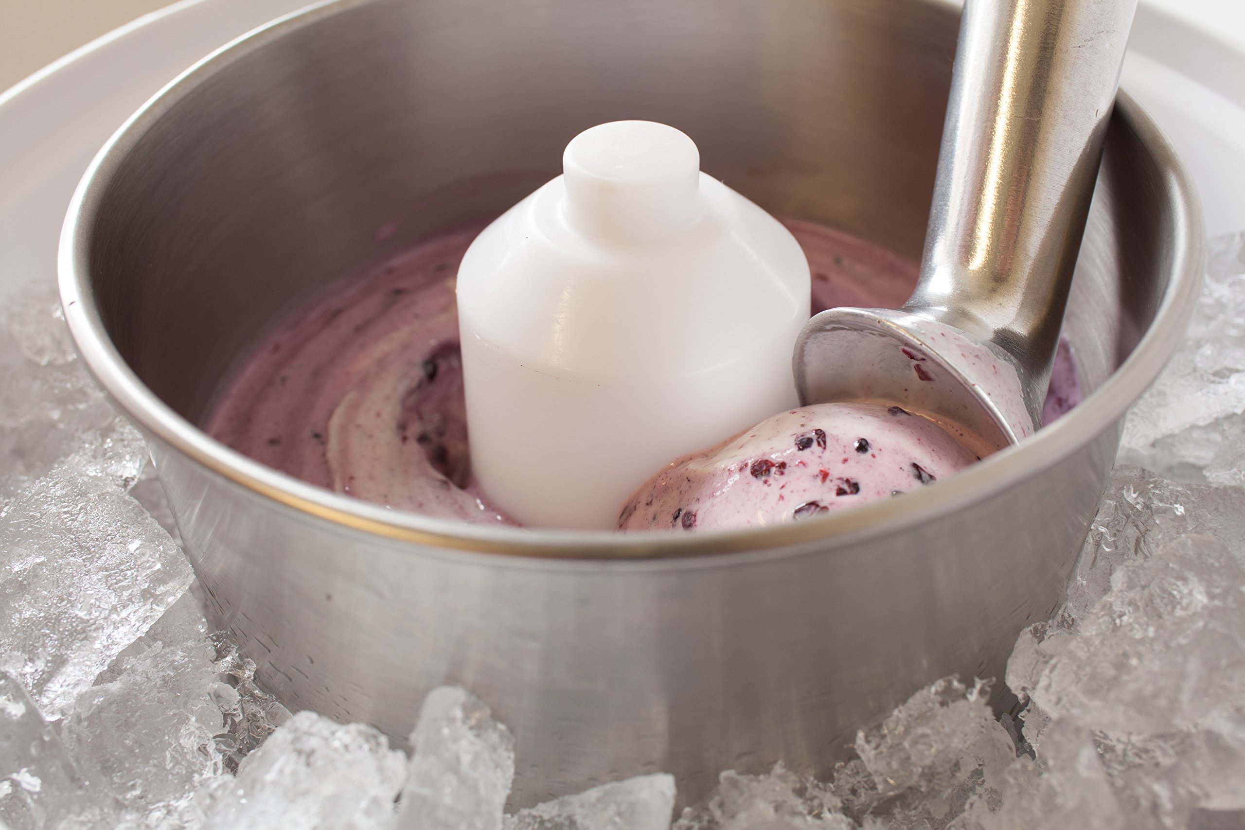Bosch Universal Plus & NutriMill Artiste Ice Cream Maker Attachment - Homemade Frozen Yogurt & Gelato Maker for Kitchen Mixers | Perfect for Parties, Desserts & Family Treats