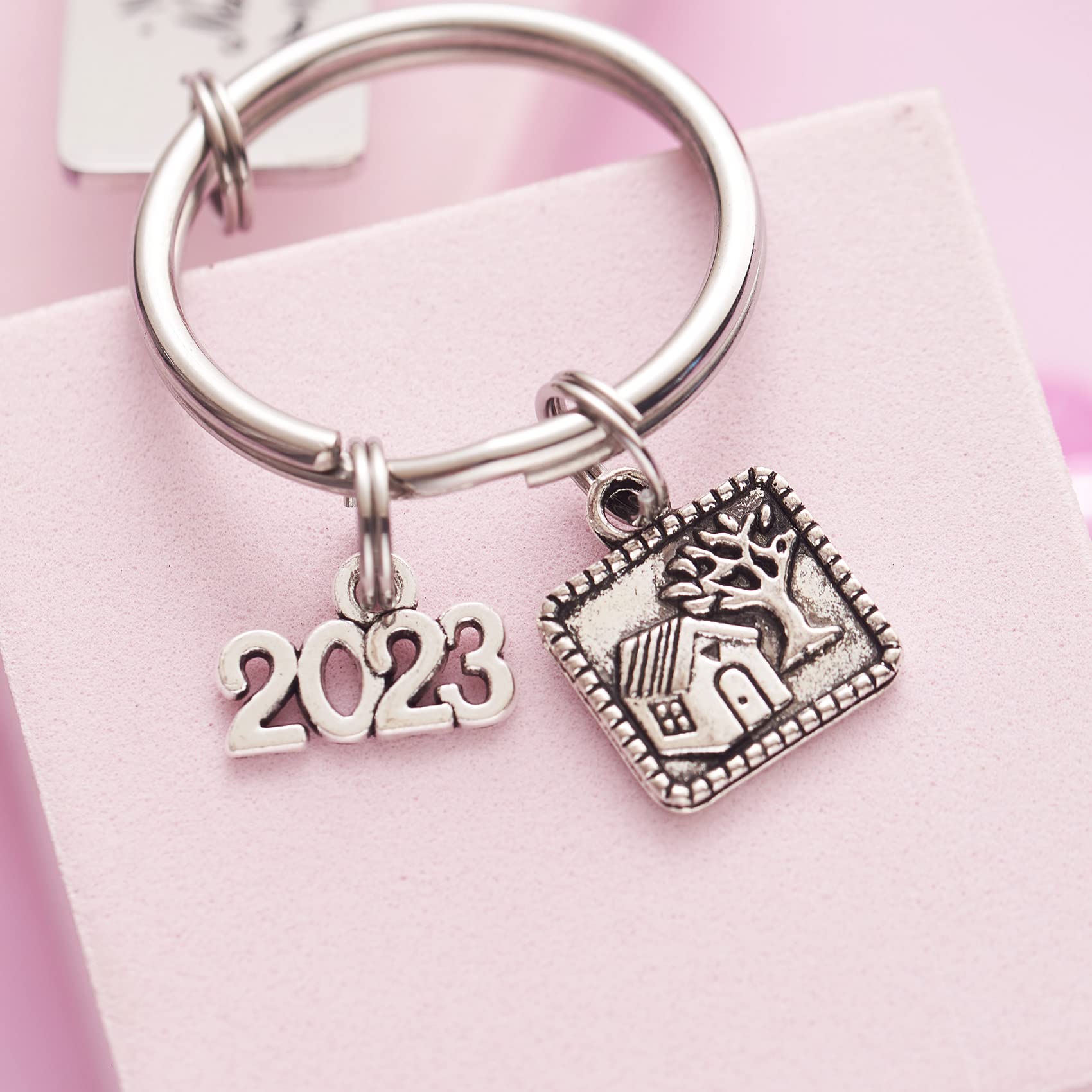 2023 Best Housewarming Gifts for New Homeowners - Elegant House Keychains & New Home Keychain Set - Perfect for Housewarming Parties, First Home Celebrations & Welcome Gifts