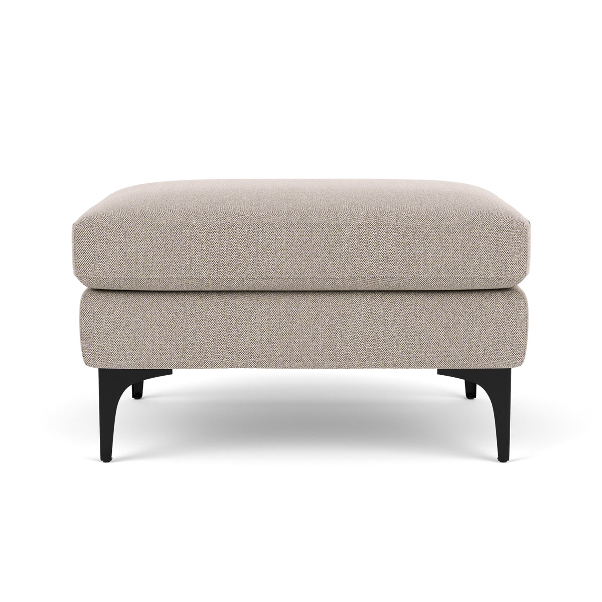 Astha Fabric Ottoman Stool - Soft Round Storage Pouf with Removable Cover for Living Room, Bedroom & Nursery - Perfect for Extra Seating & Home Decor