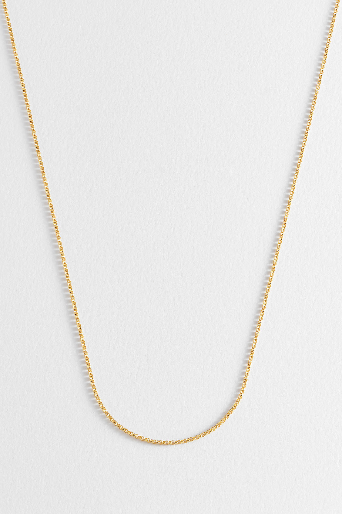 18K Gold Plated Belcher Chain Necklace for Women - Elegant Layering Piece for Everyday Wear & Special Occasions | Eb5282G