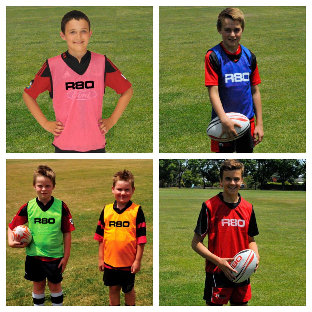 R80 Mesh Training Bibs - Breathable & Lightweight for Soccer, Basketball & Running - Perfect for Athletes & Workouts
