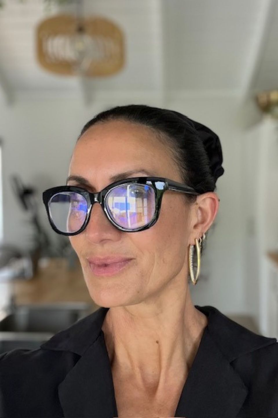 Black Framed Reading Glasses - Stylish & Comfortable for Daily Use, Work, and Reading Books