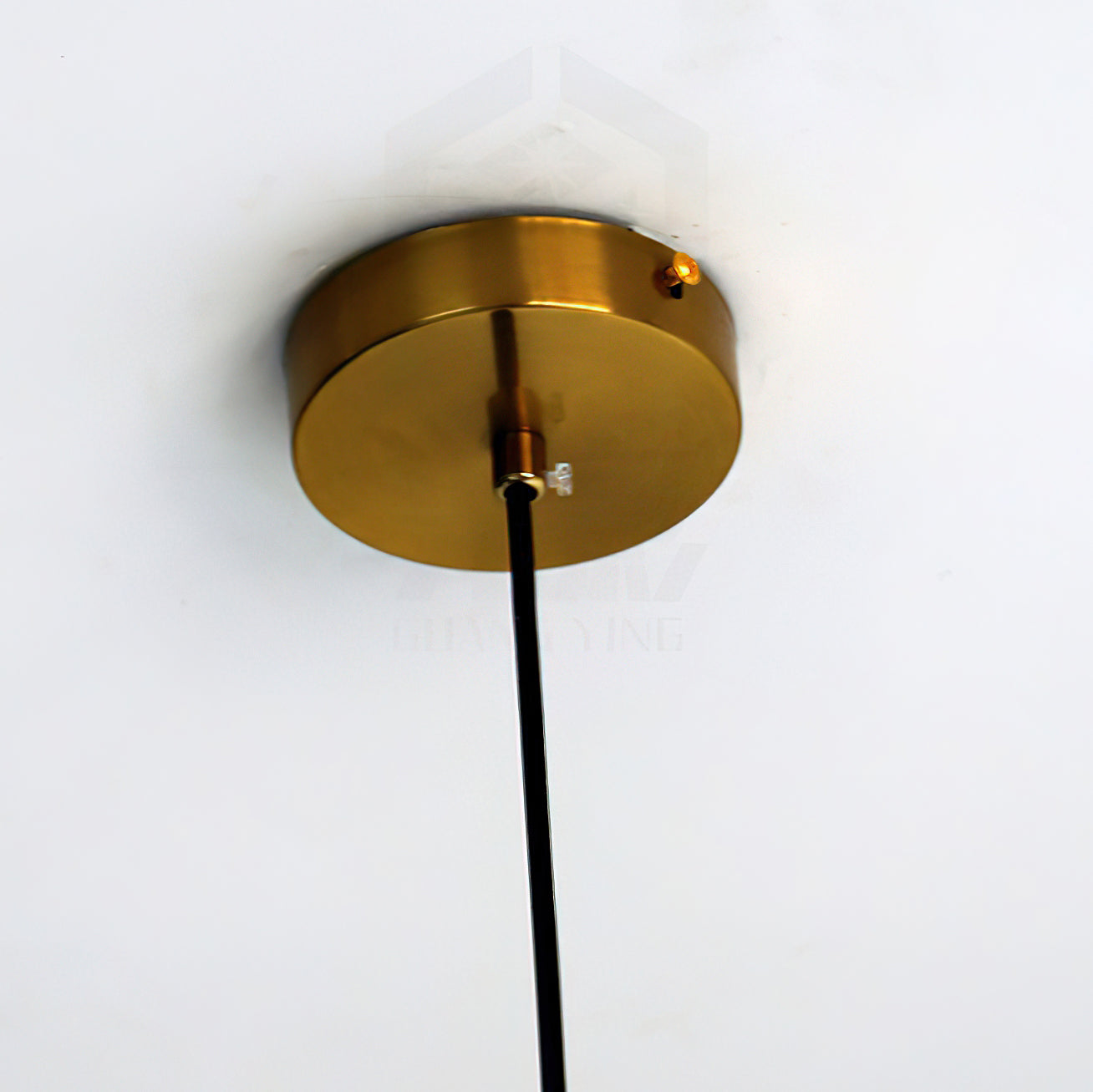 Iridescent Globe Pendant Lamp - Modern Glass Hanging Light Fixture for Living Room, Bedroom & Dining Room Decor