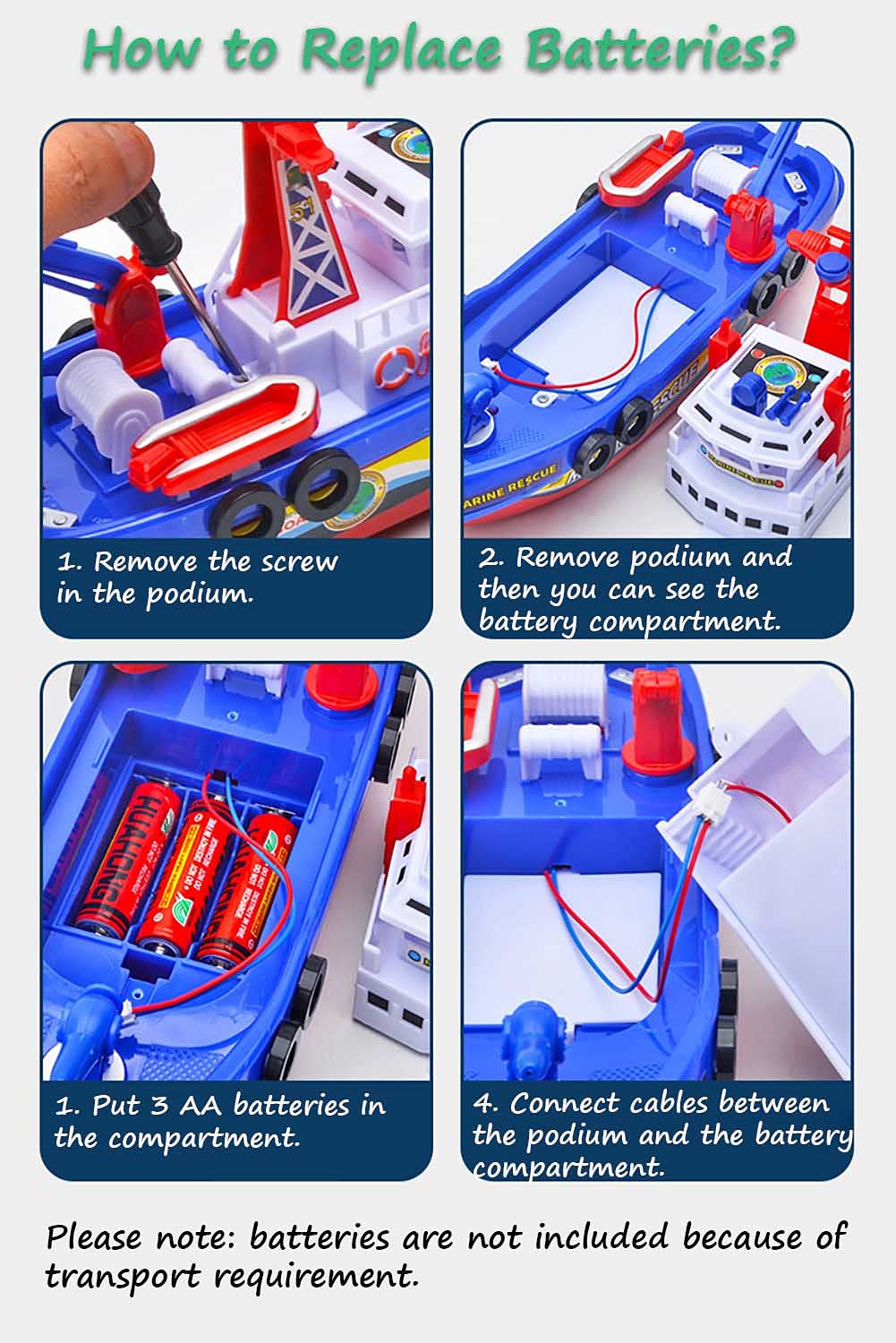 Electric Fireboat & Sailboat Toy Set with Sound & Light - Water Spray Fire-Fighting Ship & Wind-Up Sailing Boat Bath Toys for Kids | Marine Rescue Play, Pool & Bathtub Fun