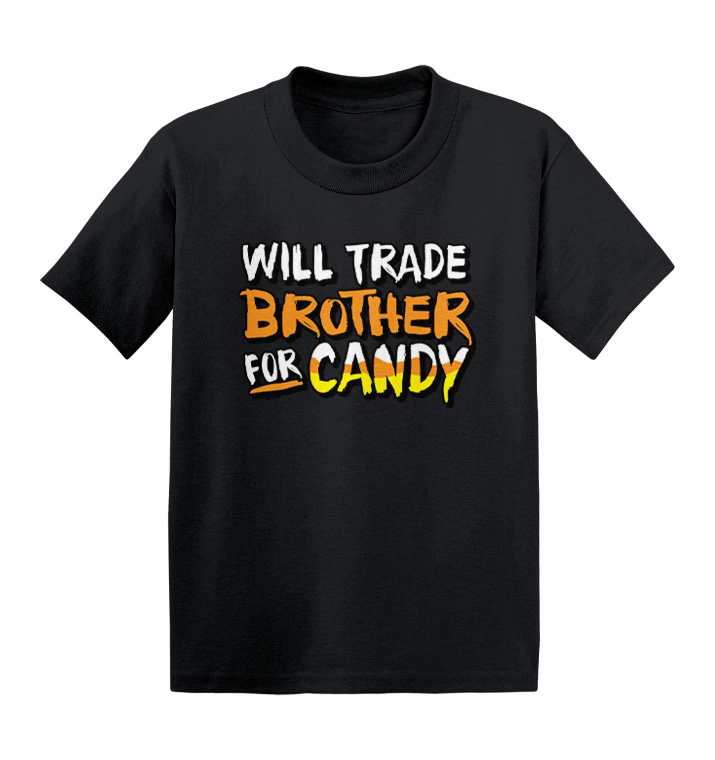 Funny Baby T-Shirt 'Will Trade Brother for Candy' - Soft Cotton Jersey Tee for Infants & Toddlers - Perfect for Sibling Rivalry Jokes, Birthday Gifts & Family Photos