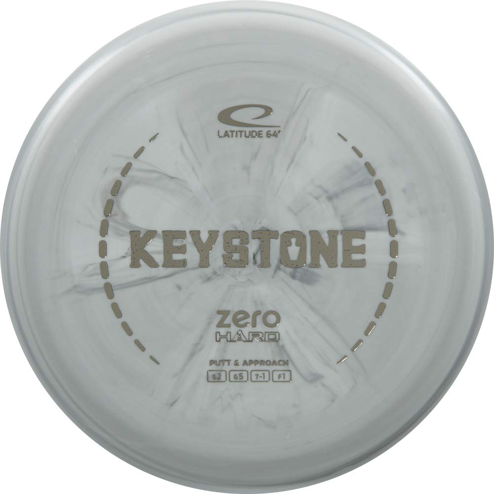 Latitude 64 Zero Line Hard Keystone Putt & Approach Golf Disc - 173-176g | Premium Golf Frisbee for Putting & Approach Shots | Tournament & Practice Use | Colors May Vary