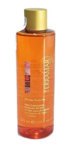 Best Hair Heat Protectant Oil - Natural Argan & Coconut Oil for Frizz Control & Shine - Perfect for Blow Drying, Straightening & Styling