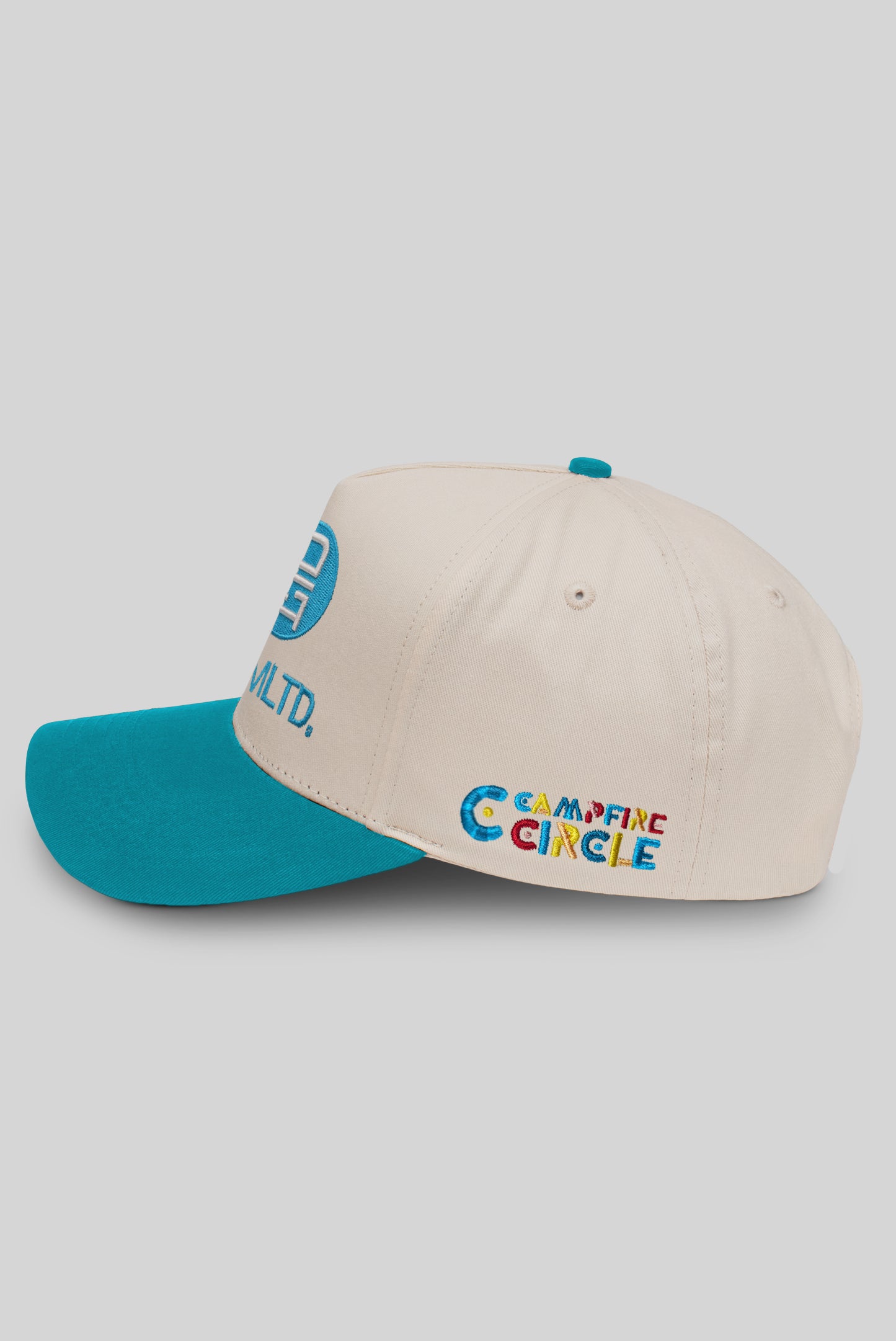 TEAMLTD x Campfire Circle Snapback Hat - Adjustable Baseball Cap for Men & Women - Stylish Outdoor & Casual Wear - Perfect for Hiking, Camping, and Street Fashion