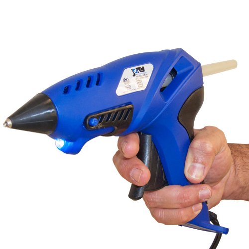 JORESTECH 16W 8-Inch Hot Glue Gun with LED Work Light - ETL Certified (Includes 6 Free Glue Sticks) - Perfect for DIY Crafts, Home Repairs & School Projects