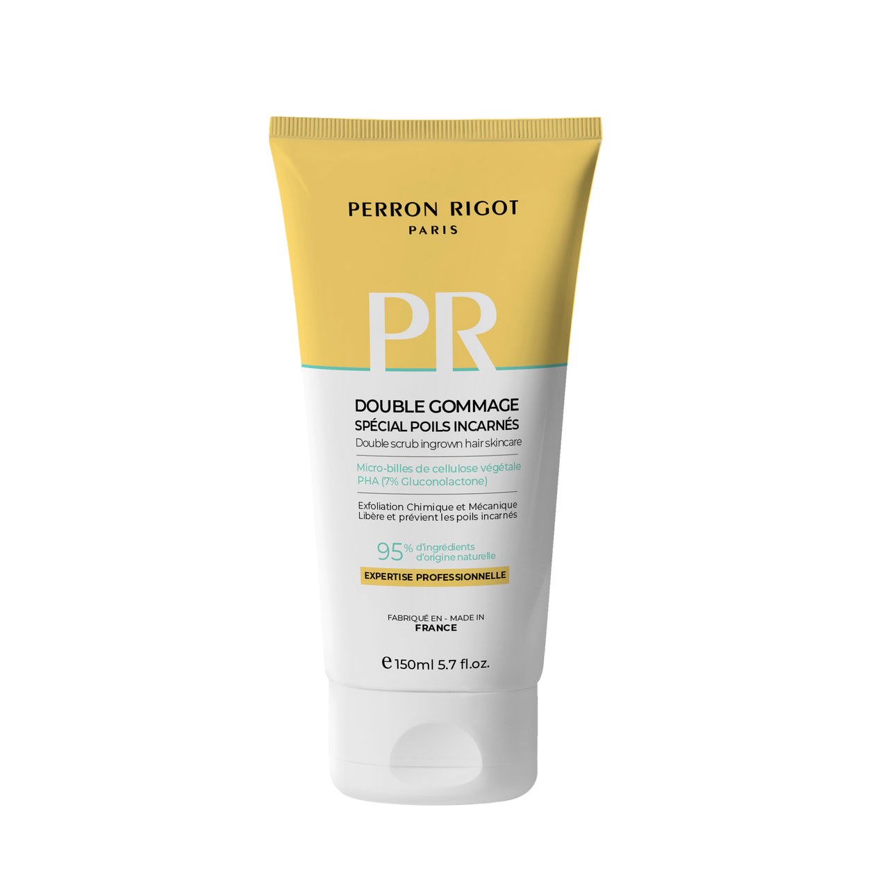 Cirepil Double Exfoliating Scrub - 5.7 fl oz for Smooth, Hair-Free Skin | Pre & Post Waxing Skincare Treatment