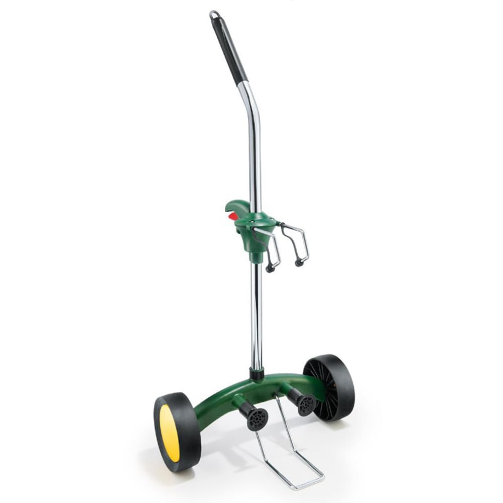 Heavy Duty Garden Pot Mover Dolly with Adjustable Handle & Flat-Free Wheels - Plant Caddy Trolley for Large Flower Pots, Potted Trees & Outdoor Planters | Perfect for Patio, Deck & Greenhouse Use