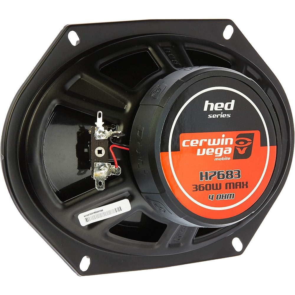 Cerwin Vega H7683 720W Max 120W RMS 6x8 HED Series 3-Way Coaxial Car Speakers - Premium Sound for Cars, Trucks & SUVs - Perfect for Road Trips, Commuting & Music Lovers