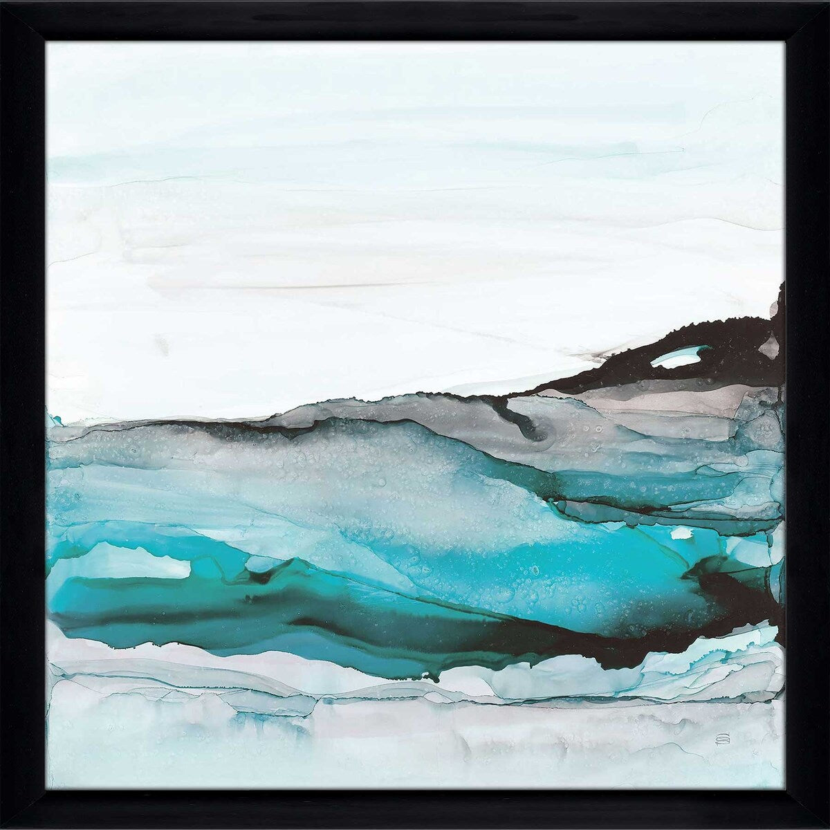 Chris Paschke Aquascape I Acrylic Wall Art Print - Modern Abstract Ocean Painting for Living Room, Bedroom & Office Decor