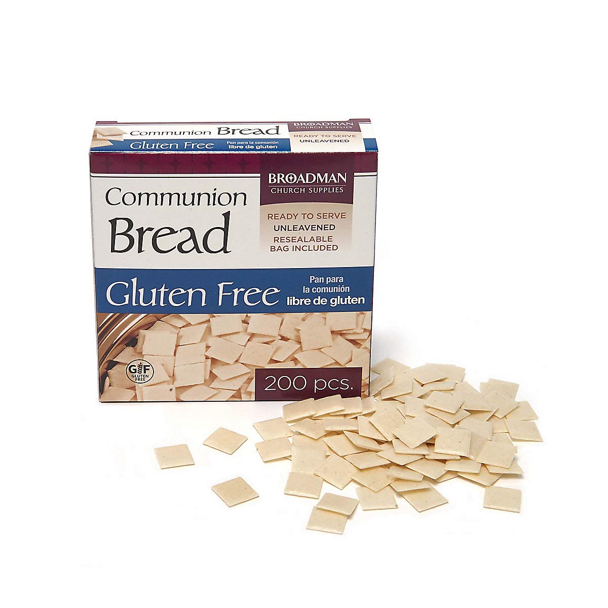 Gluten Free Communion Bread for Church Supplies - 200 Count Pack | Perfect for Church Services, Holy Communion, and Religious Ceremonies