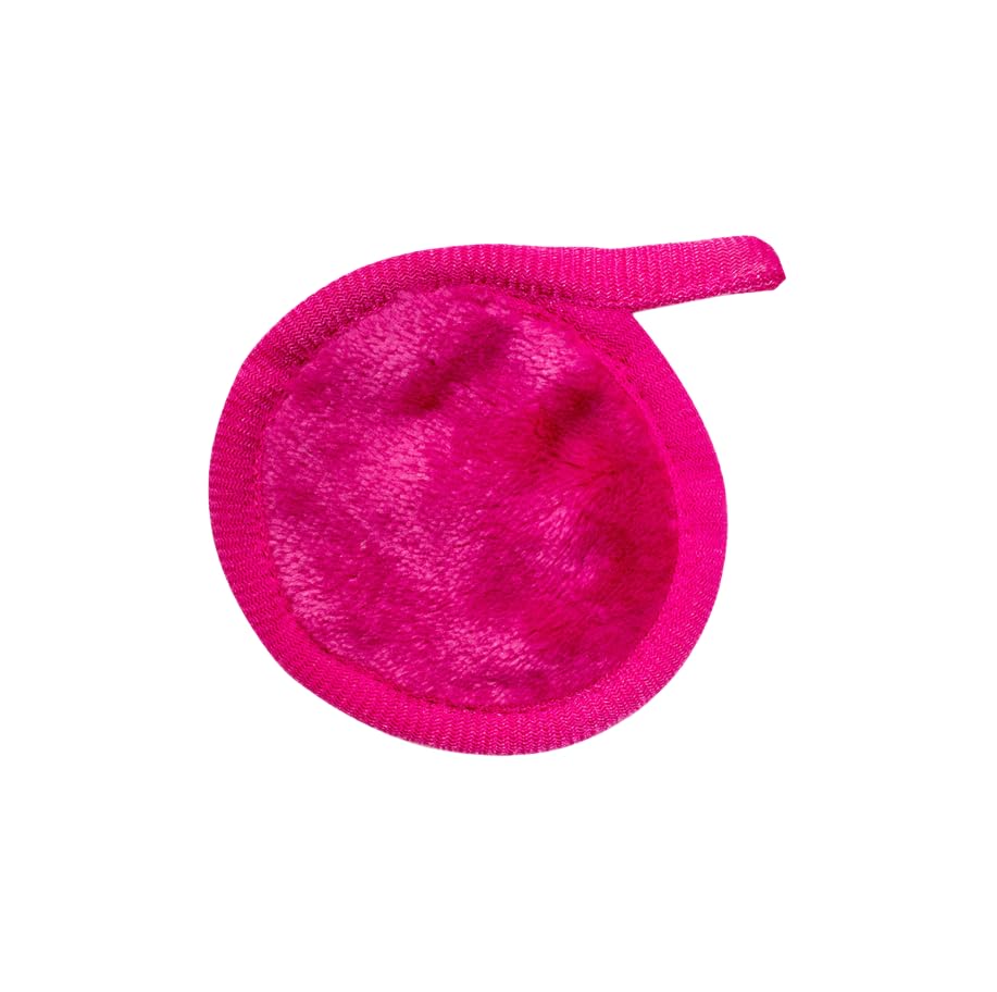 Eco-Friendly Reusable Makeup Remover Pads Set of 3 | Soft Washable Microfiber Face Cloths for All Skin Types | Gentle Makeup Eraser & Cleansing Pads (Rose, A19) | Perfect for Daily Skincare Routine, Travel & Sustainable Beauty