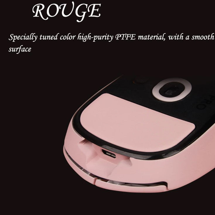 Esports Tiger YanZi Pink Mouse Feet Skates for Logitech G Pro X Superlight Wireless Gaming Mouse - Smooth Gliding & Precision Control for FPS, MOBA & Esports Gaming