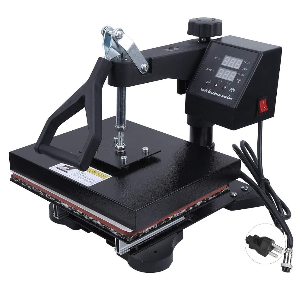 **Professional 360° Swing Away Heat Press Machine for T-Shirts – Digital Dual-Display High Pressure Sublimation Transfer Press – Perfect for DIY Custom Apparel, Mugs, Hats & More**    *(Ideal for Home Businesses, Crafting, & Personalized Gift Making)*