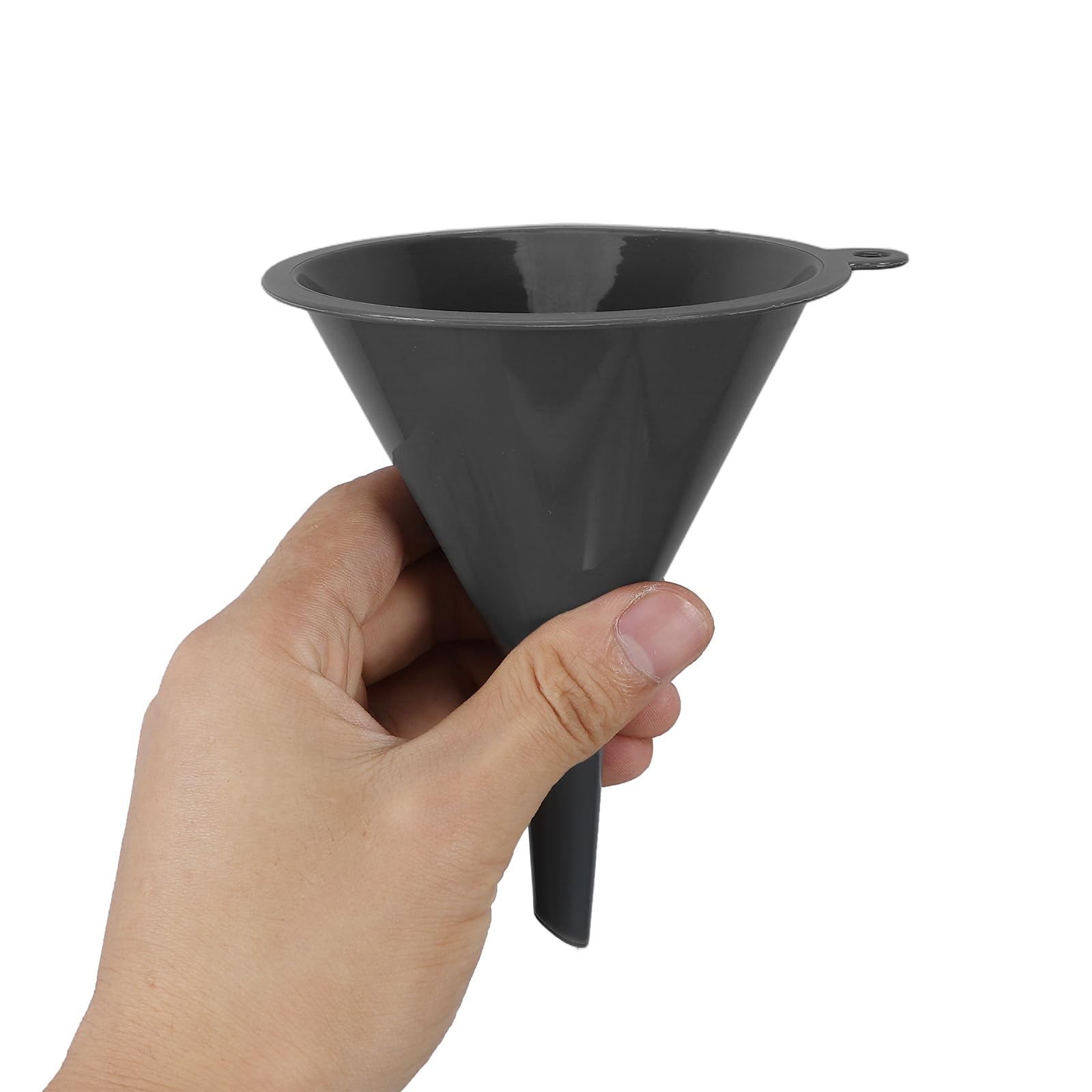 3-Piece Plastic Funnel Set (5mm/8mm/10mm) - Large, Medium & Small Kitchen Funnels for Bottles, Cooking, Baking, Oil Transfer & DIY Projects - Durable Food-Grade Filling Funnels for Home & Professional Use