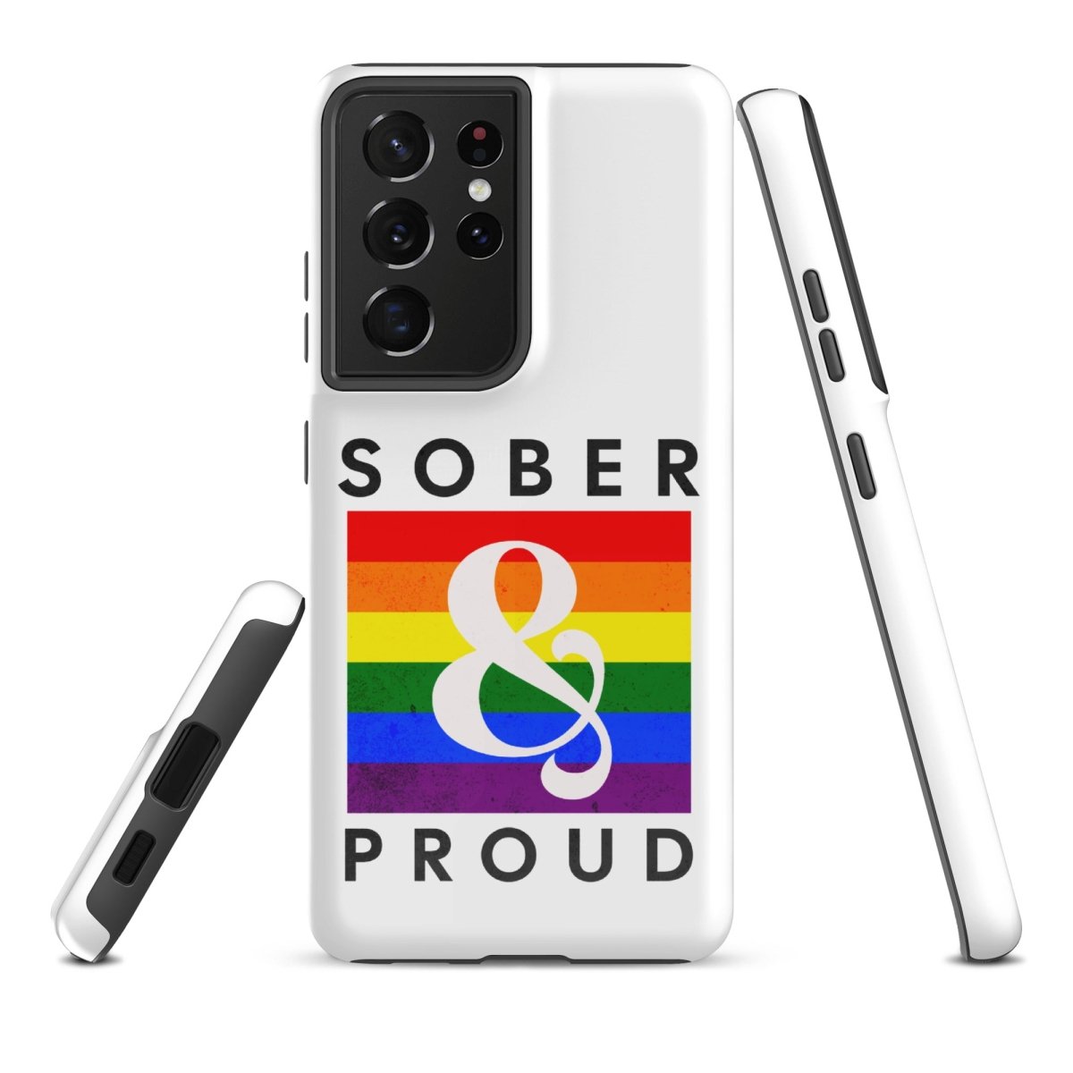Sober & Proud Samsung Phone Case - Protective Cover for Galaxy [Model] - Durable Slim Design - Perfect for Everyday Use & Special Occasions