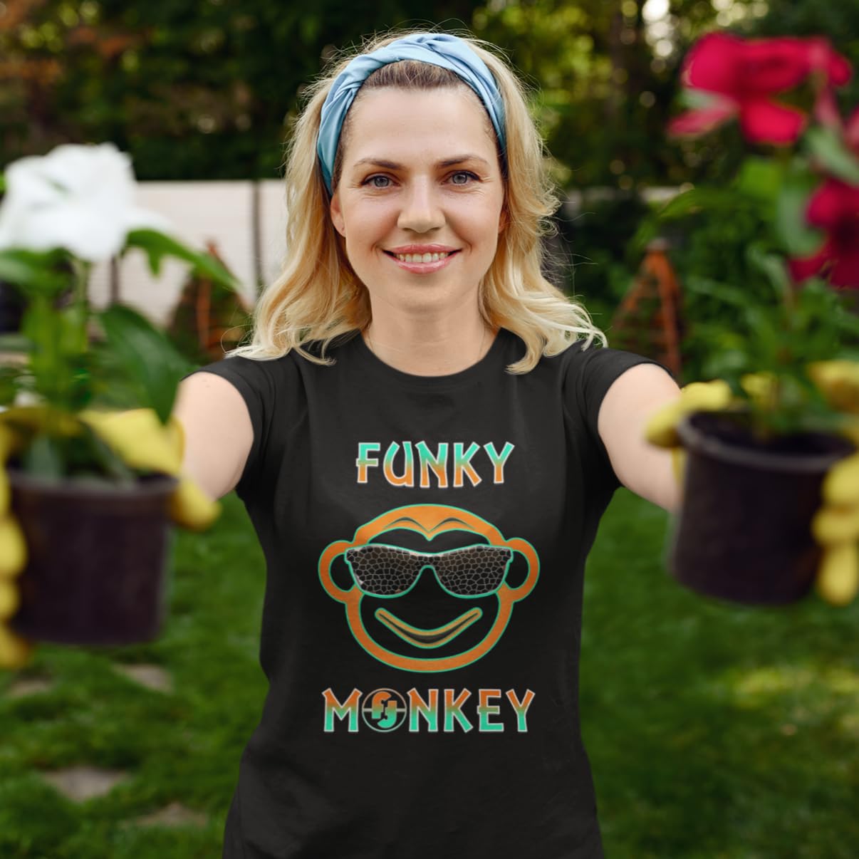 Funky Monkey Graphic Tees for Women & Teens - Funny T-Shirts for Casual Wear, Gifts & Everyday Outfits - Trendy Womens Humor Shirts for Parties, Work & Social Events
