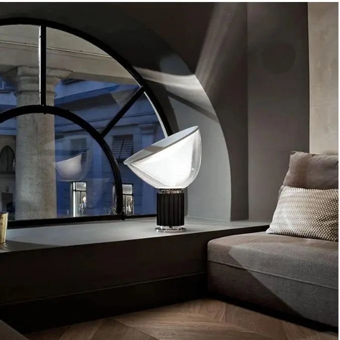Sofis Glass Lamp Shade Table Lamp - Elegant Home Decor for Living Room, Bedroom & Office Lighting