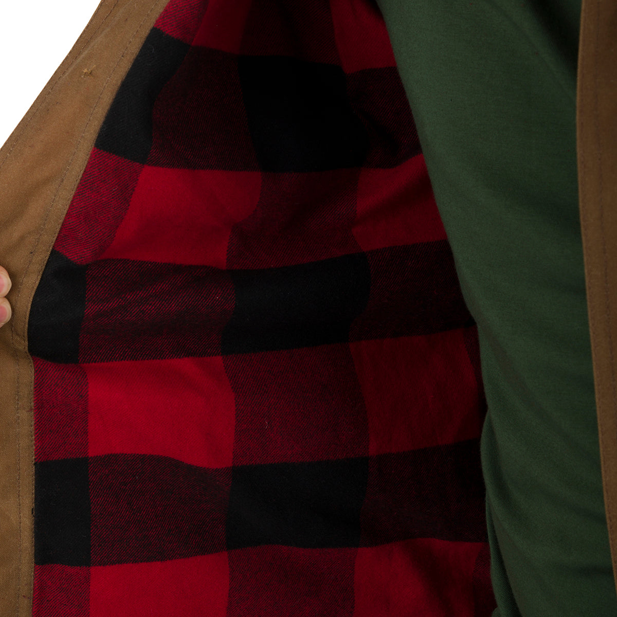McAlister Men's Waxed Cotton Jacket - Water-Resistant Outdoor Shirt for Hiking, Camping & Casual Wear